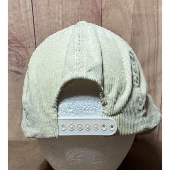 Vintage Alaska Flag Corduroy OFF-White Cap Hat Snapback ACE ULTRA RARE - Picture 5 of 8